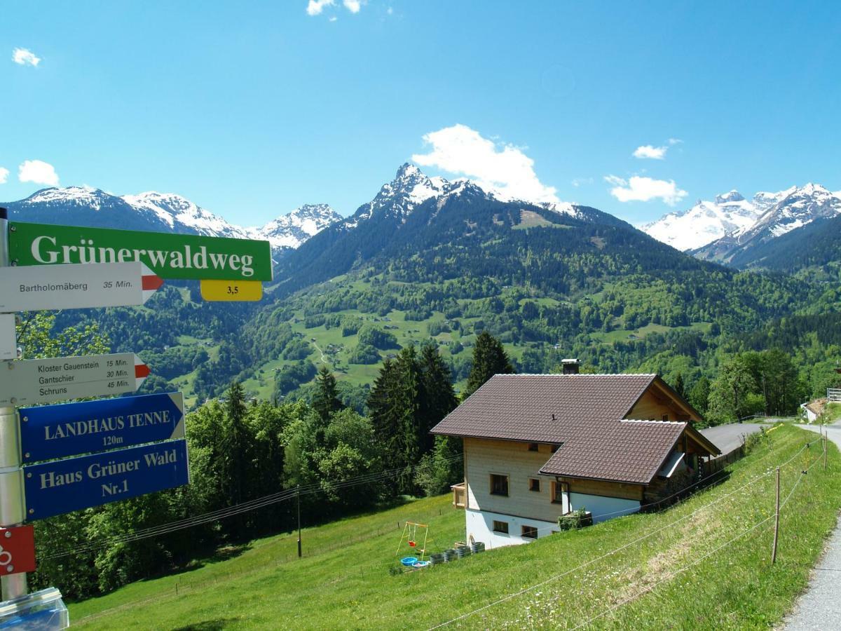 Bartholomäberg Haus Gruener Wald 아파트 외부 사진